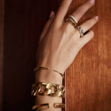 AUREA SPIRA BANGLE BRACELET TWO POINT