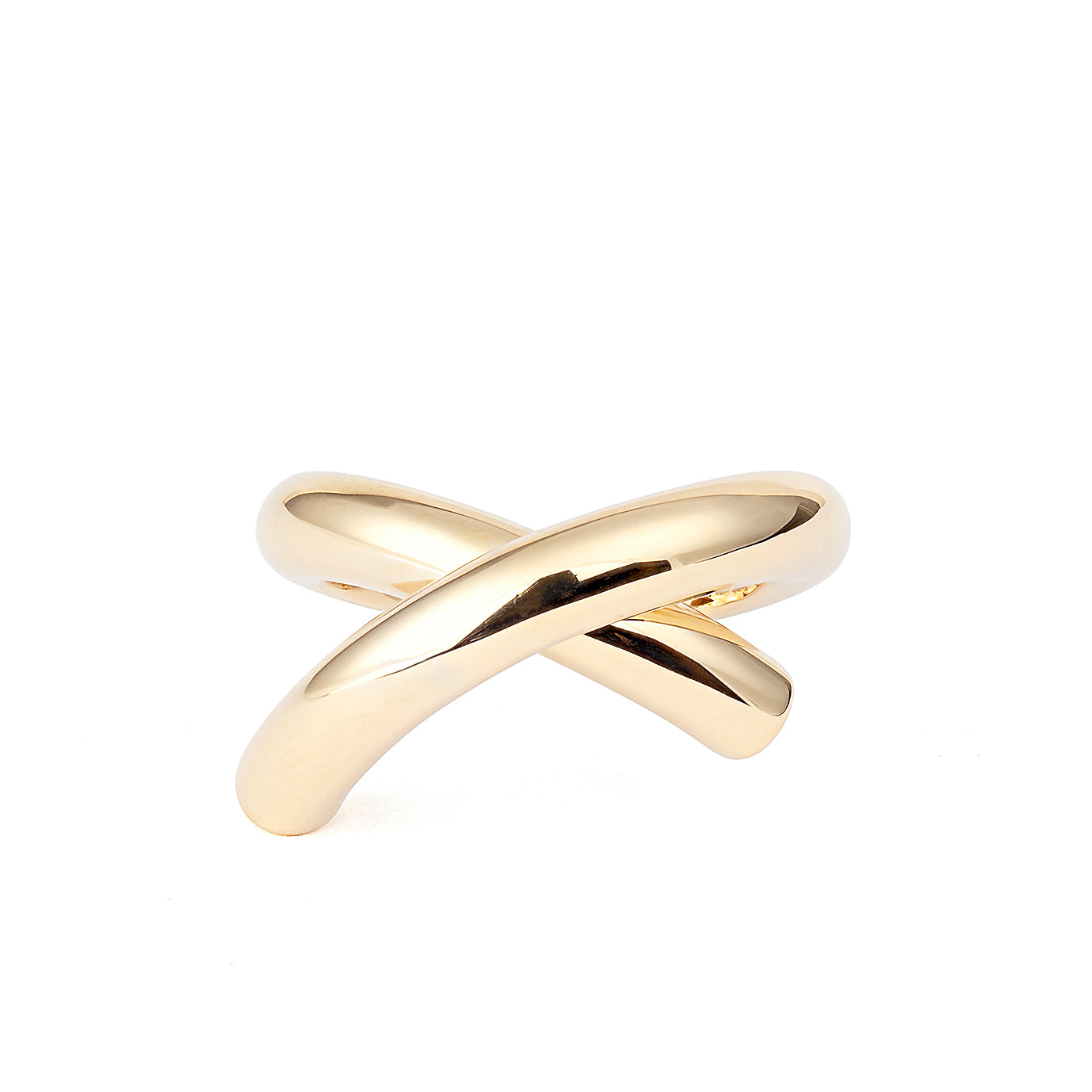 Cross Loop Ring Medium | 18K Gold Ring | Engelbert 1920 US