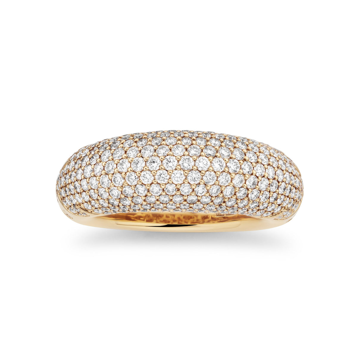 New York 66 Dome Ring Pave Big | Diamond Ring | Engelbert