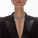 DROP LINK NECKLACE
