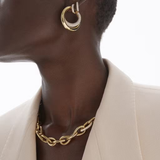 INFINITY LOOP EARRINGS BIG