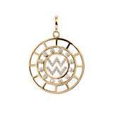 CHARM ZODIAC PENDANT - AQUARIUS