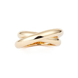 ANILLO ORO LISO BUCLE INFINITO MEDIANO