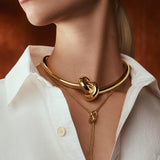 The Legacy Knot Necklace with Chains