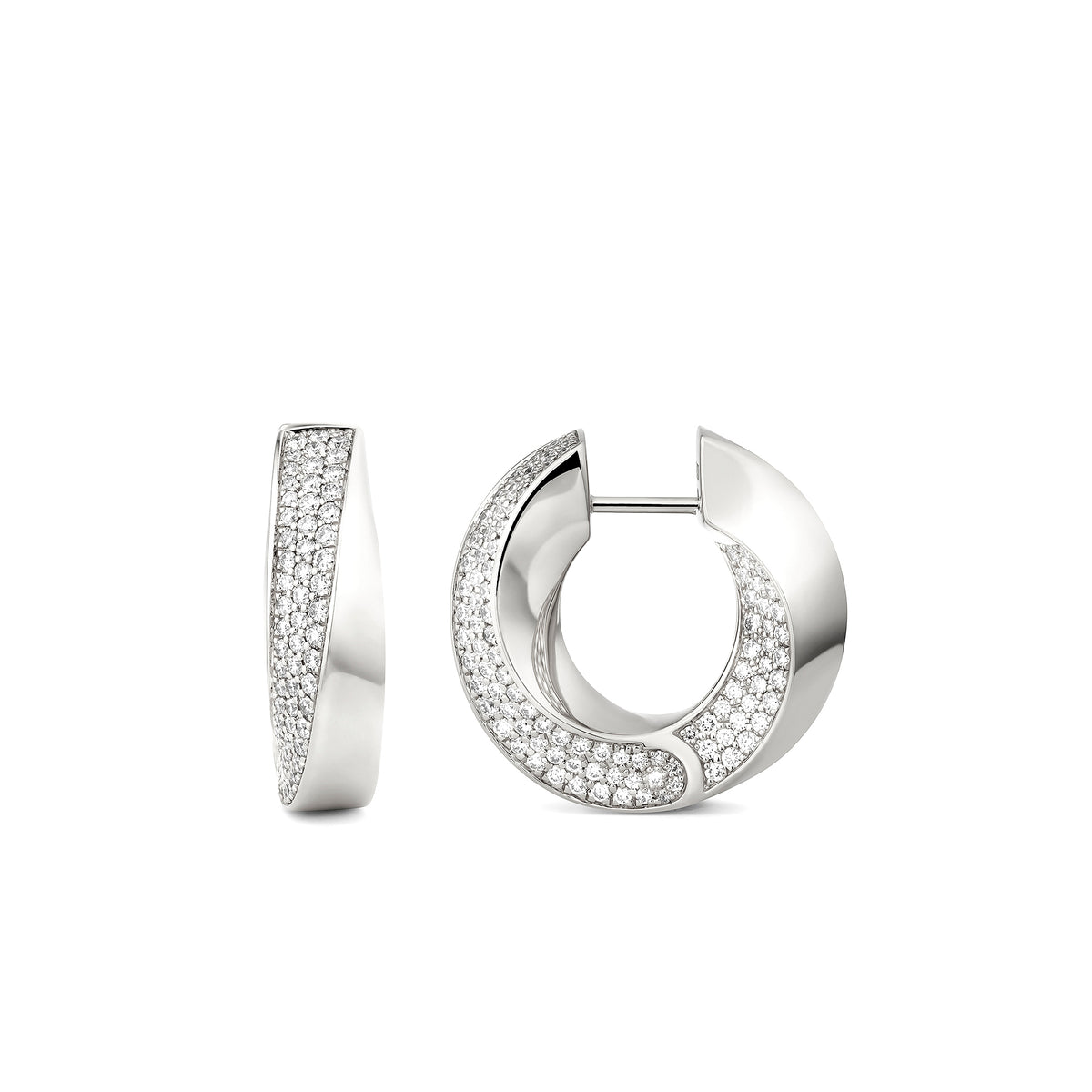 Aurea Spira Creoles Big Diamond