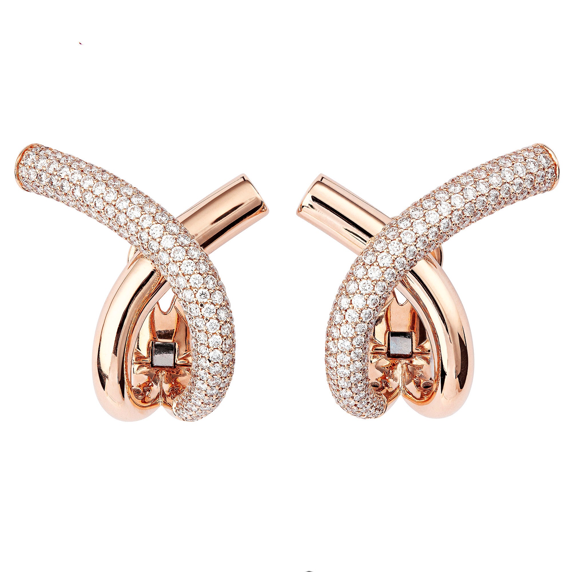 PENDIENTES CON BUCLE CRUZADO