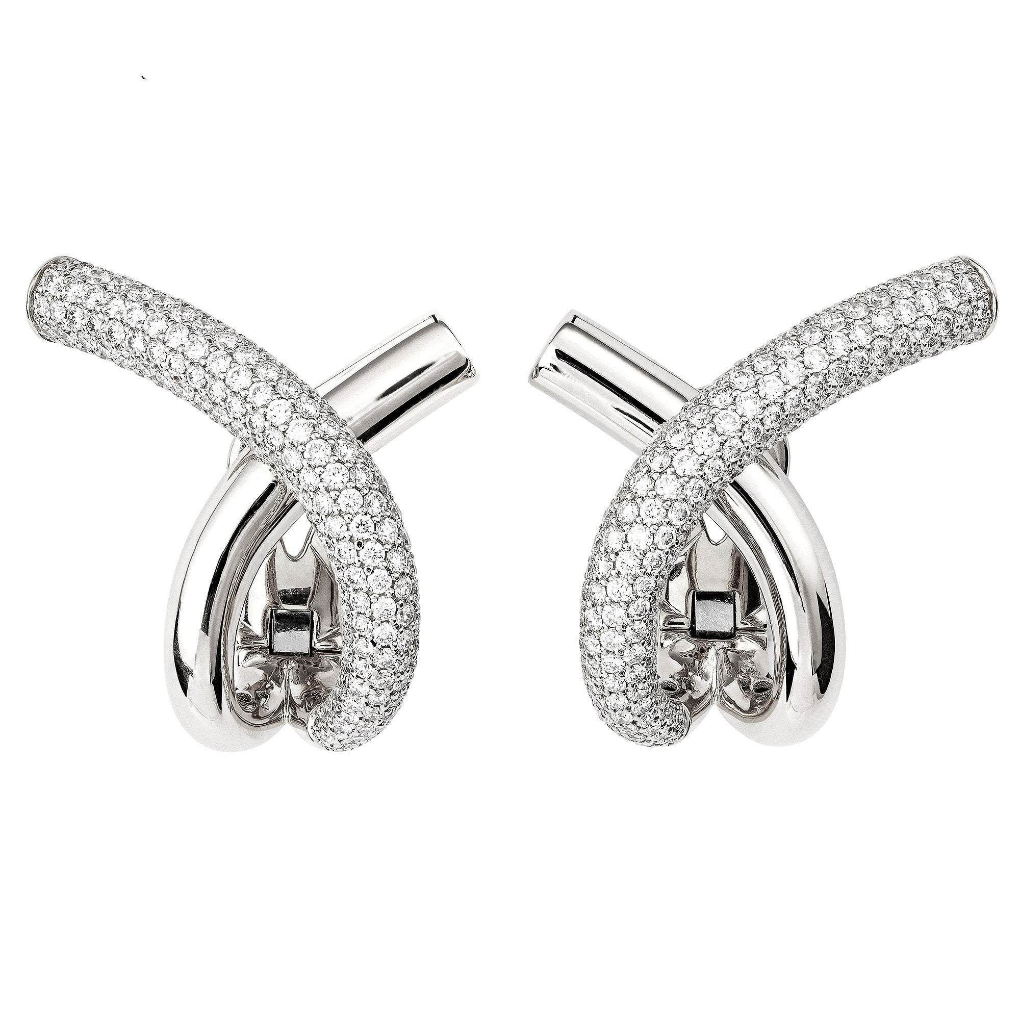 PENDIENTES CON BUCLE CRUZADO