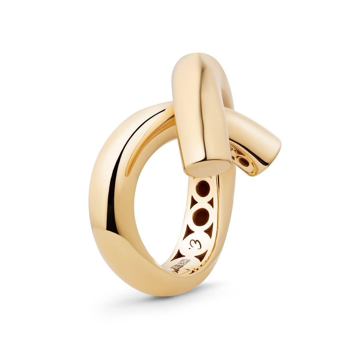 Cross Loop Ring Big | 18K Gold Ring | Engelbert 1920 US