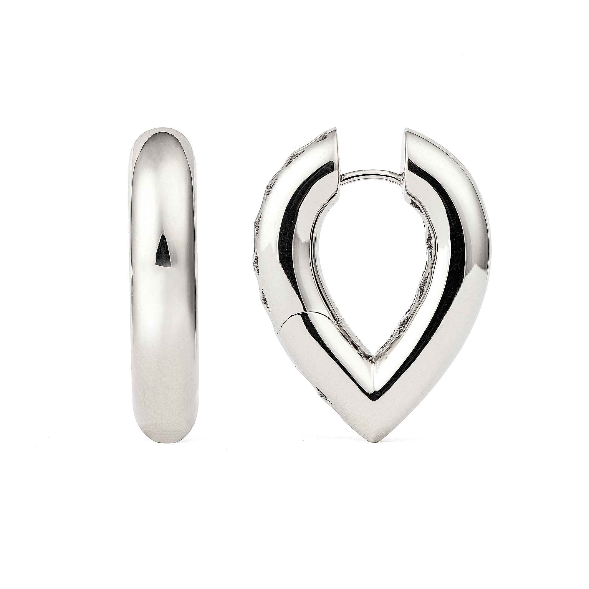 PENDIENTES GRANDES CON ESLABONES GOTA 