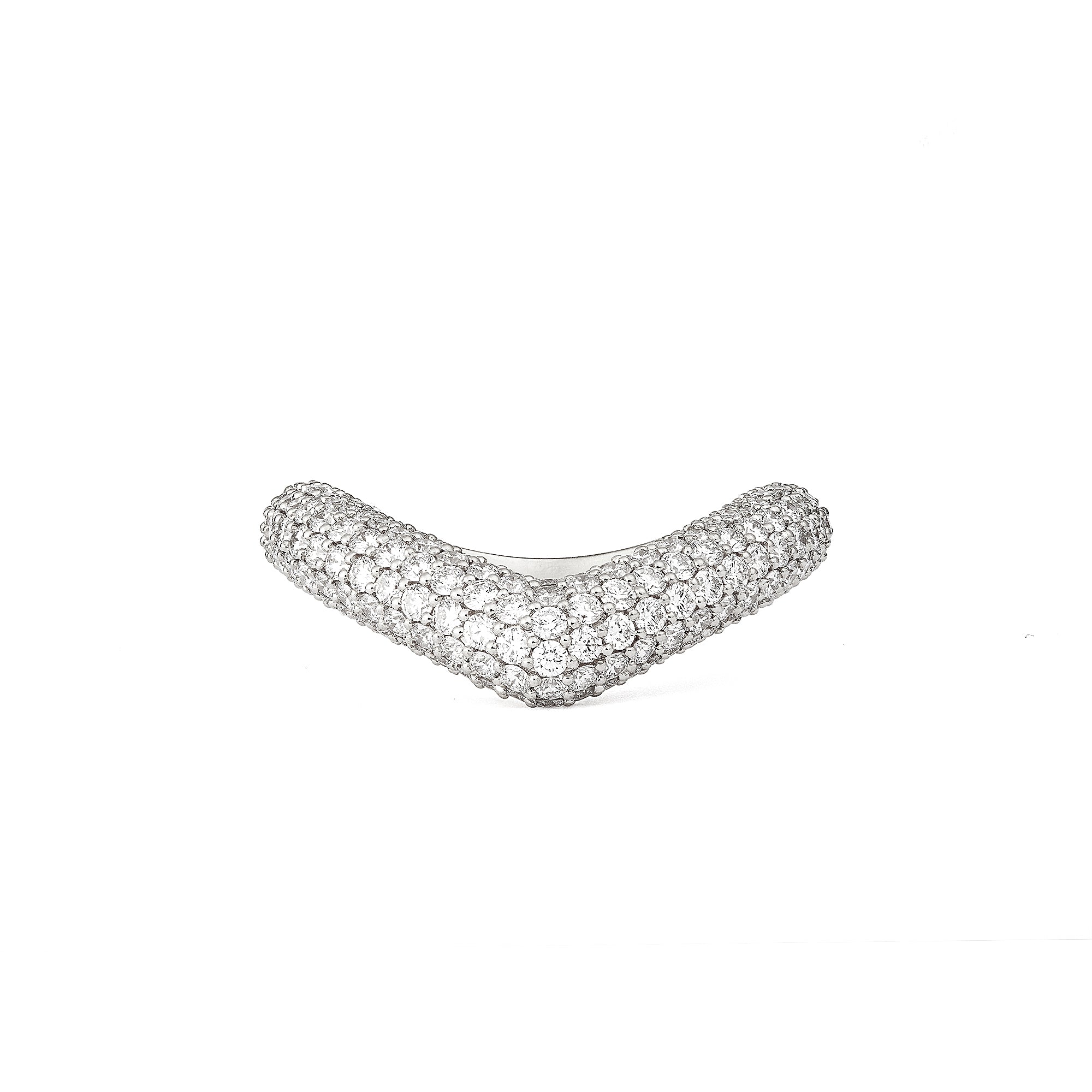 Drop Link Ring Pave Big
