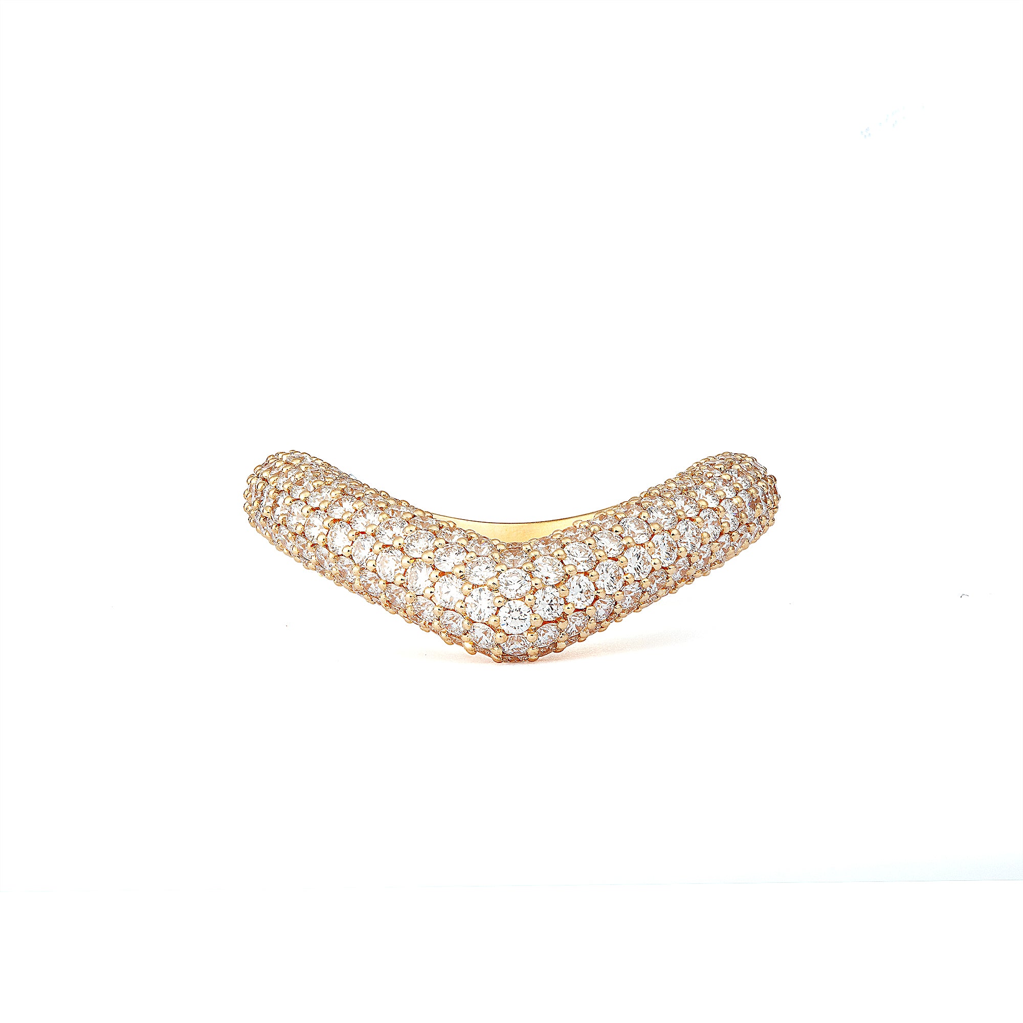 Drop Link Ring Pave Big