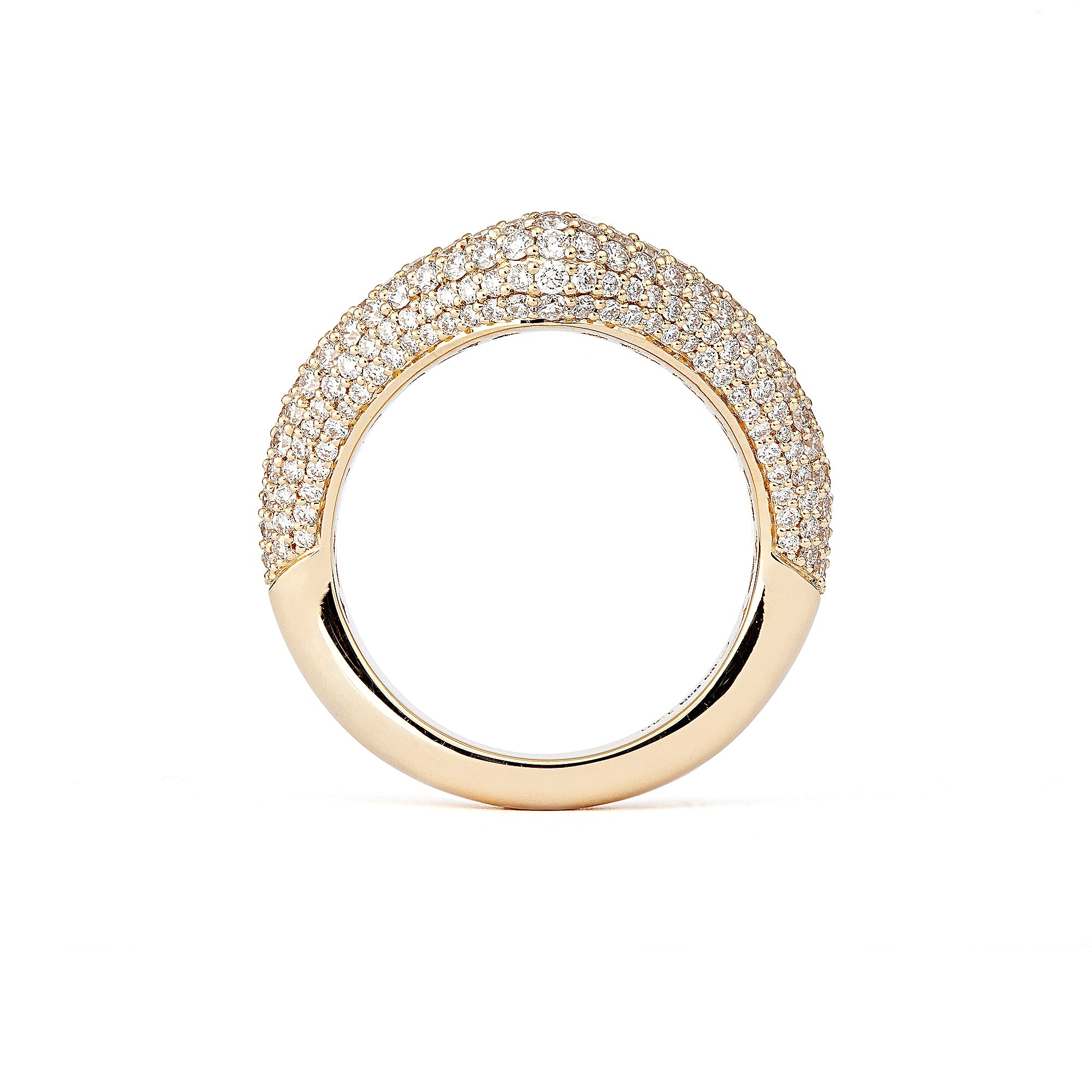 Drop Link Ring Pave Big