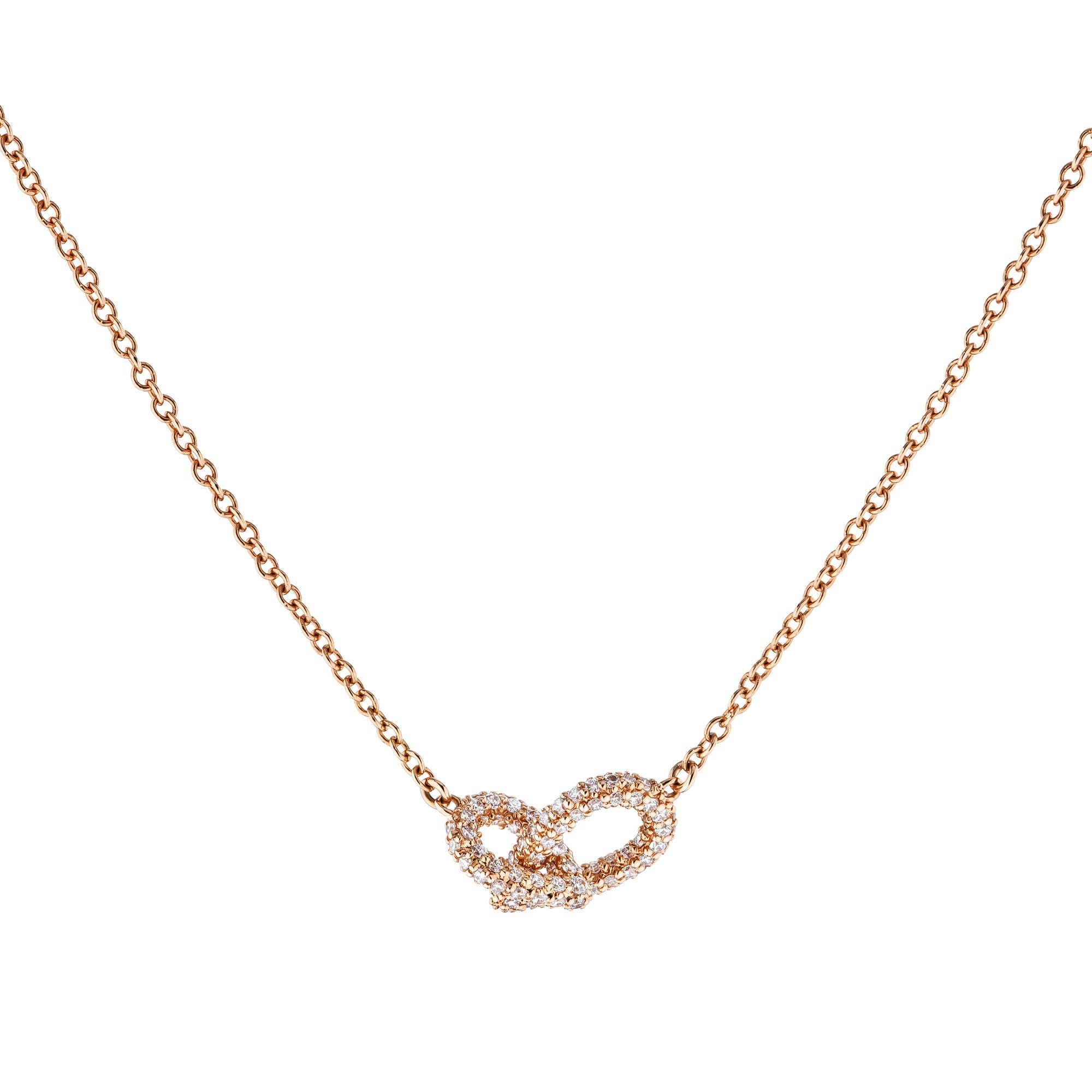 Drop Link Pendant Full Pave