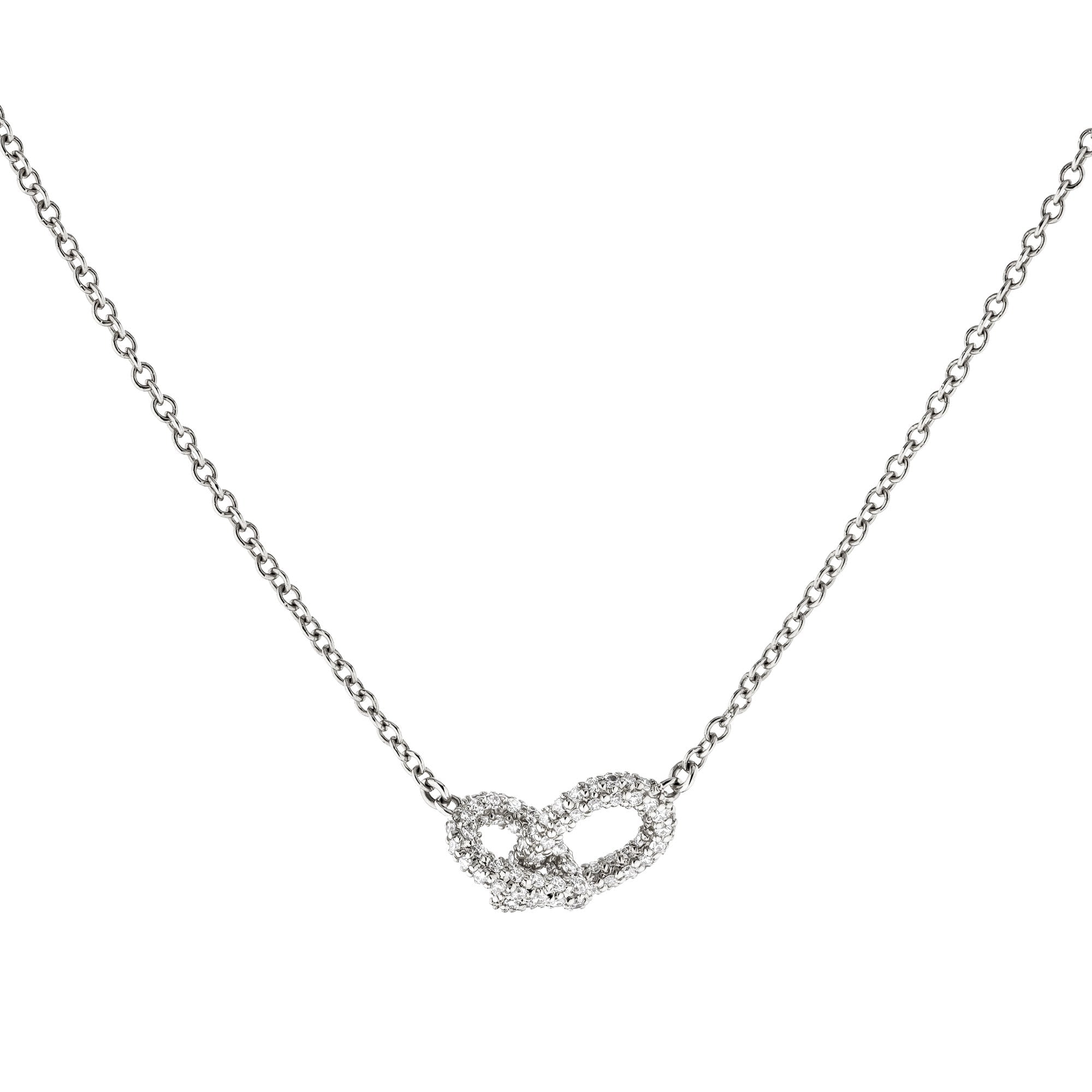 Drop Link Pendant Full Pave