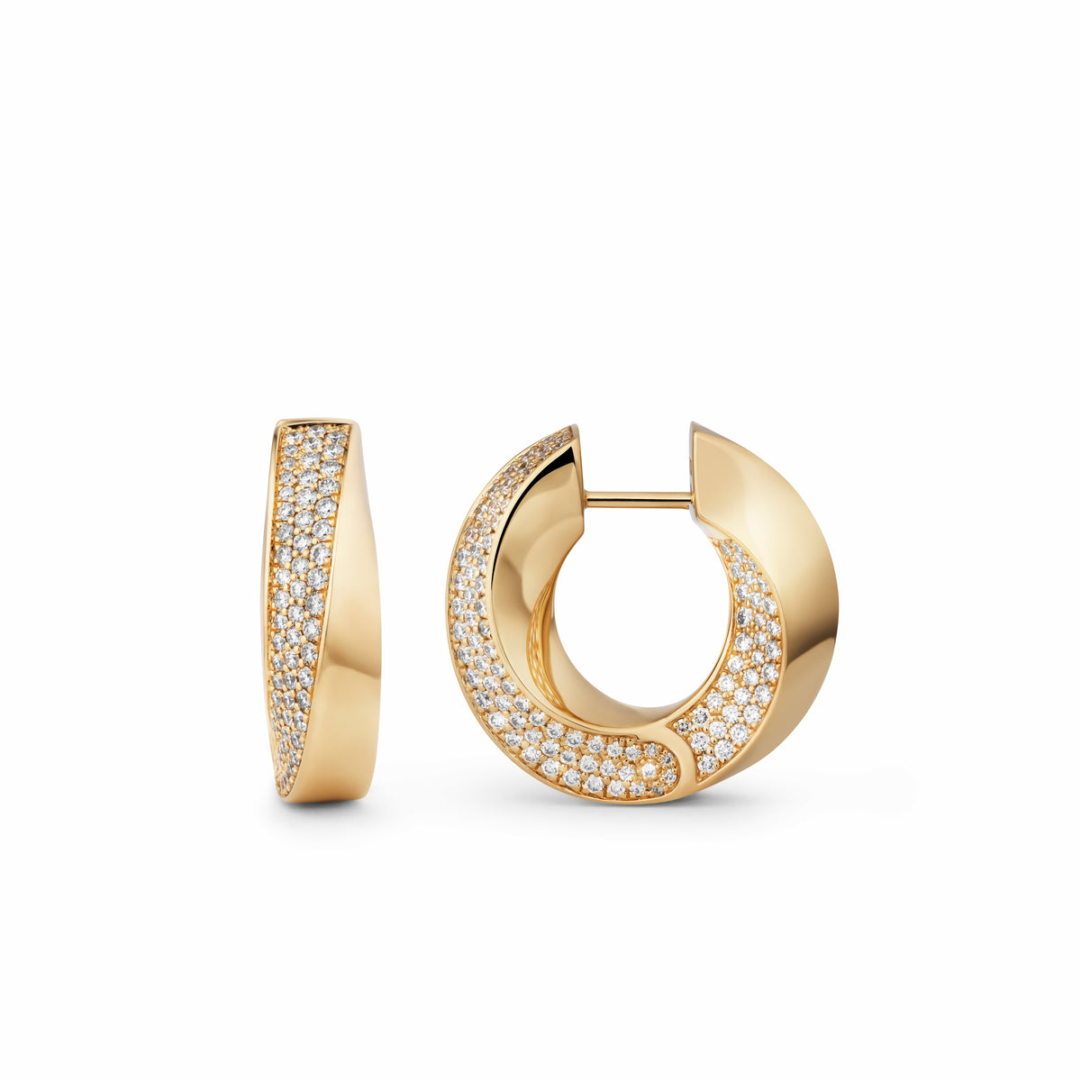 Aurea Spira Creoles Big Diamond