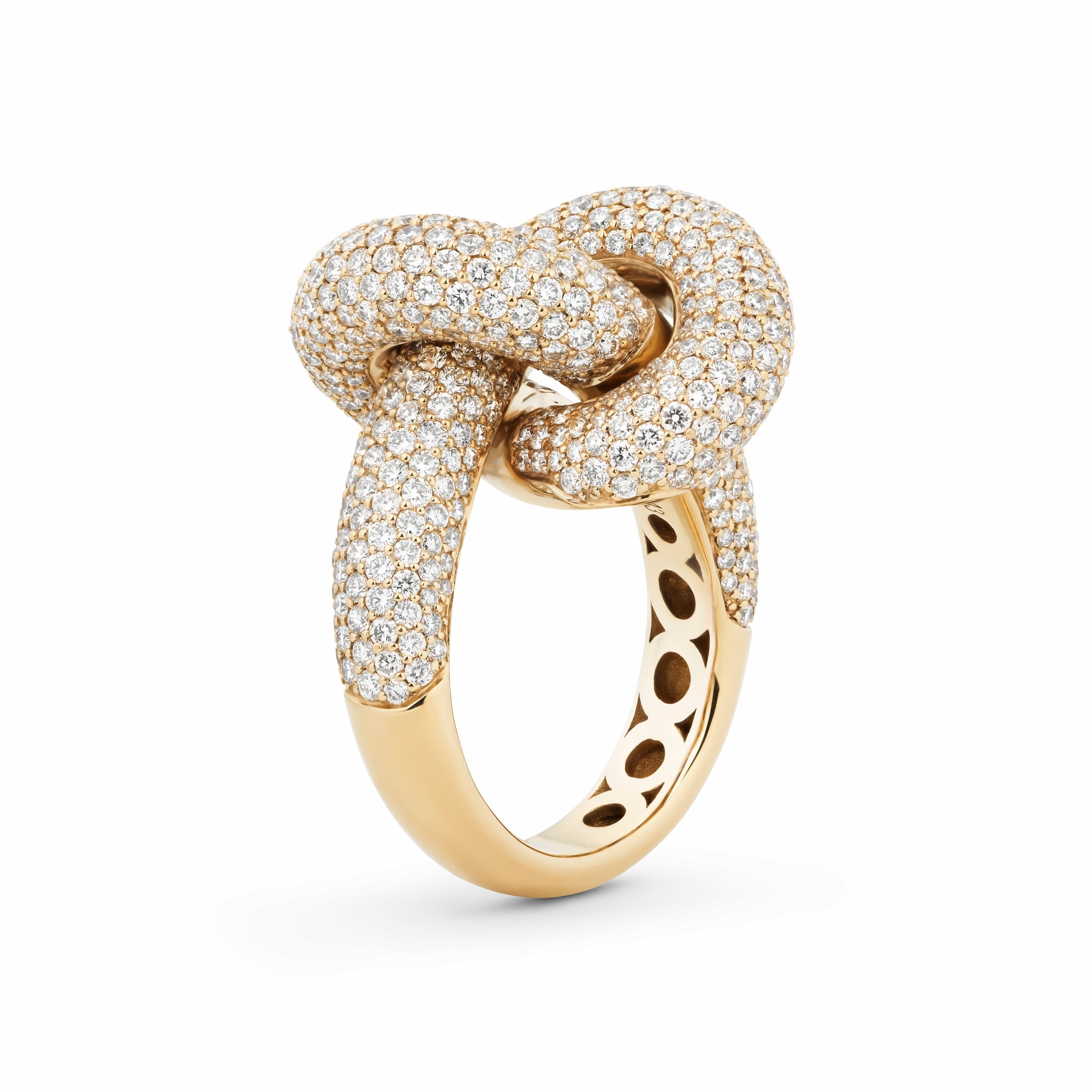 Legacy Knot Ring Pave Big