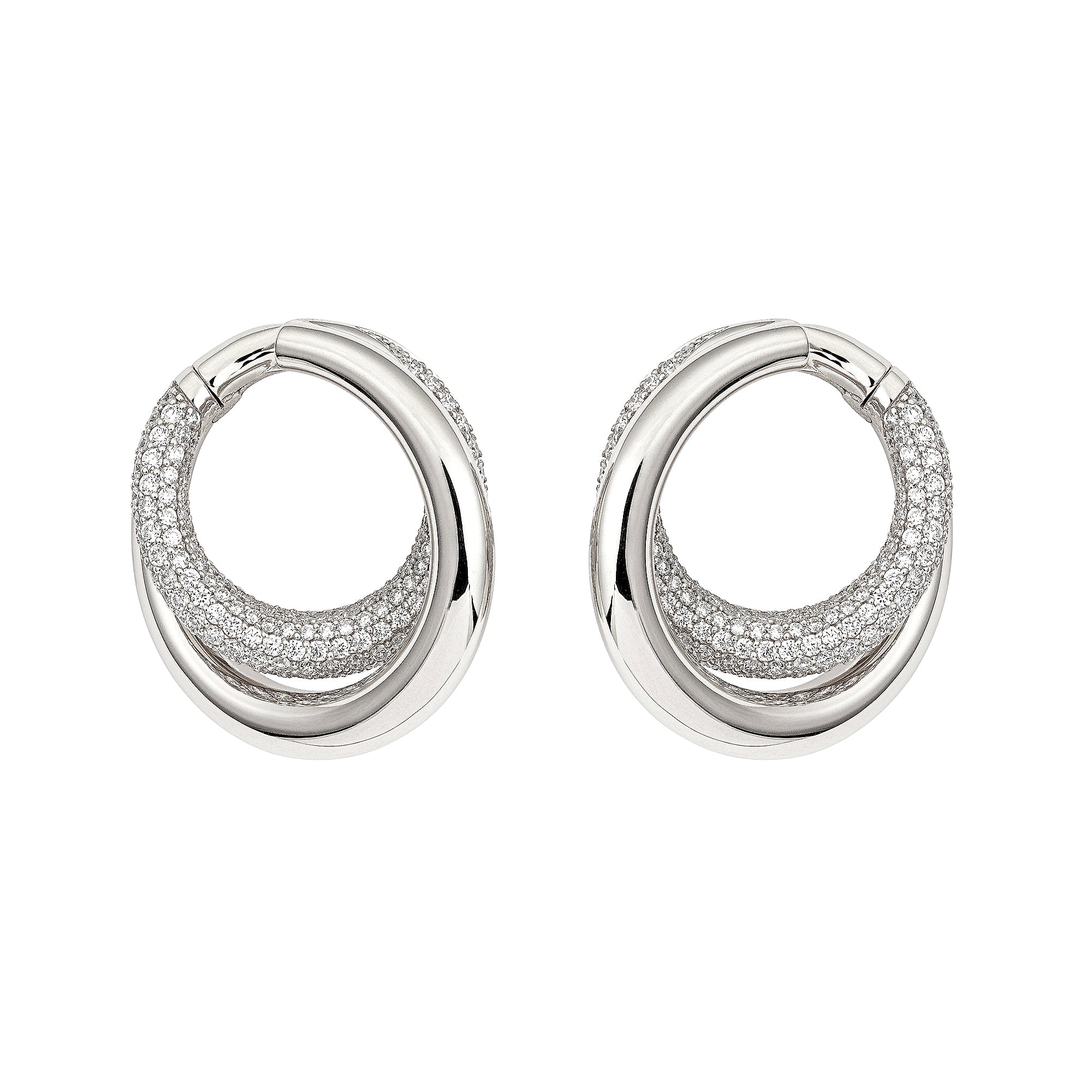 PENDIENTES GRANDES DE BUCLE INFINITO
