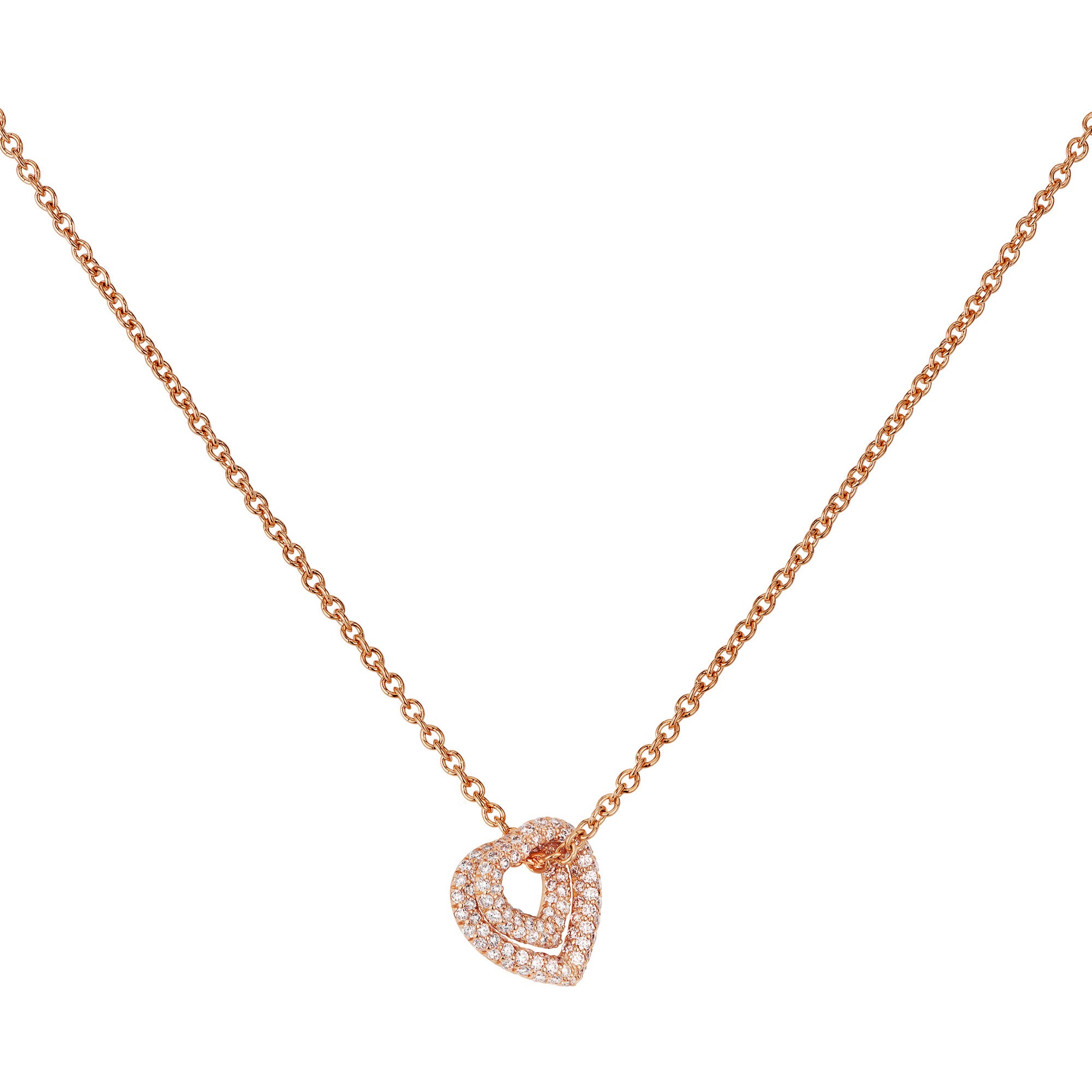 Infinity Loop Pendant Full Pave