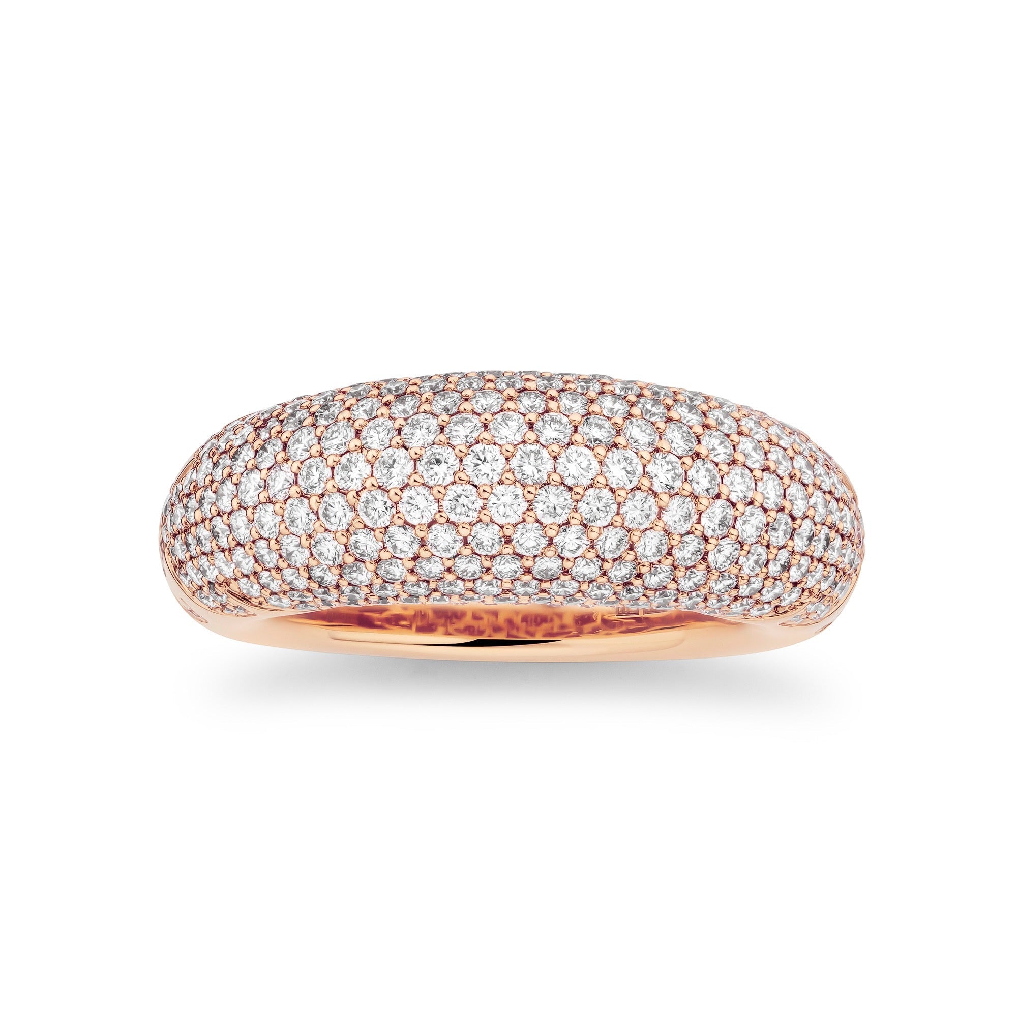 New York 66 Dome Ring Pave Big