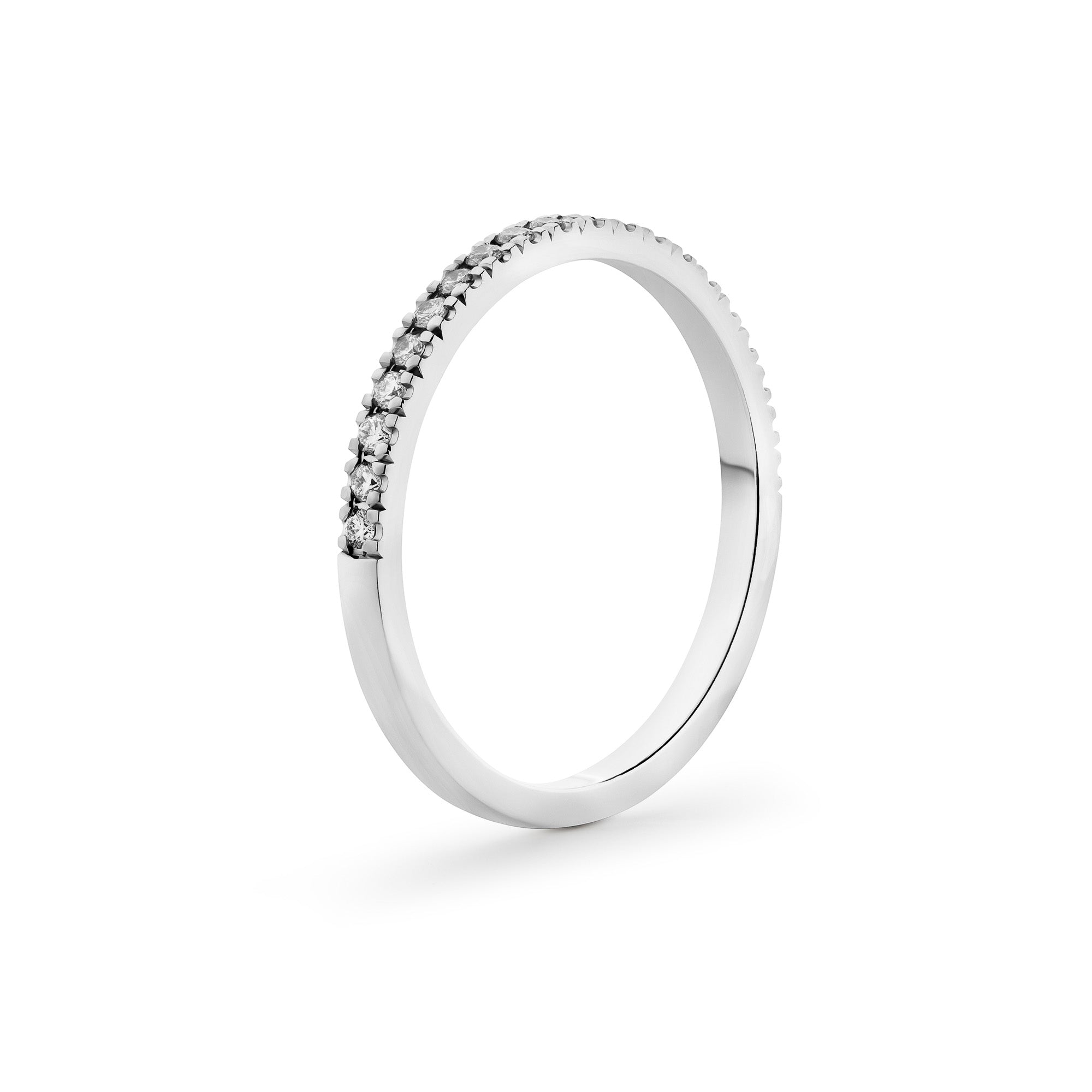 Slim Modern Carmosé Engagement Ring