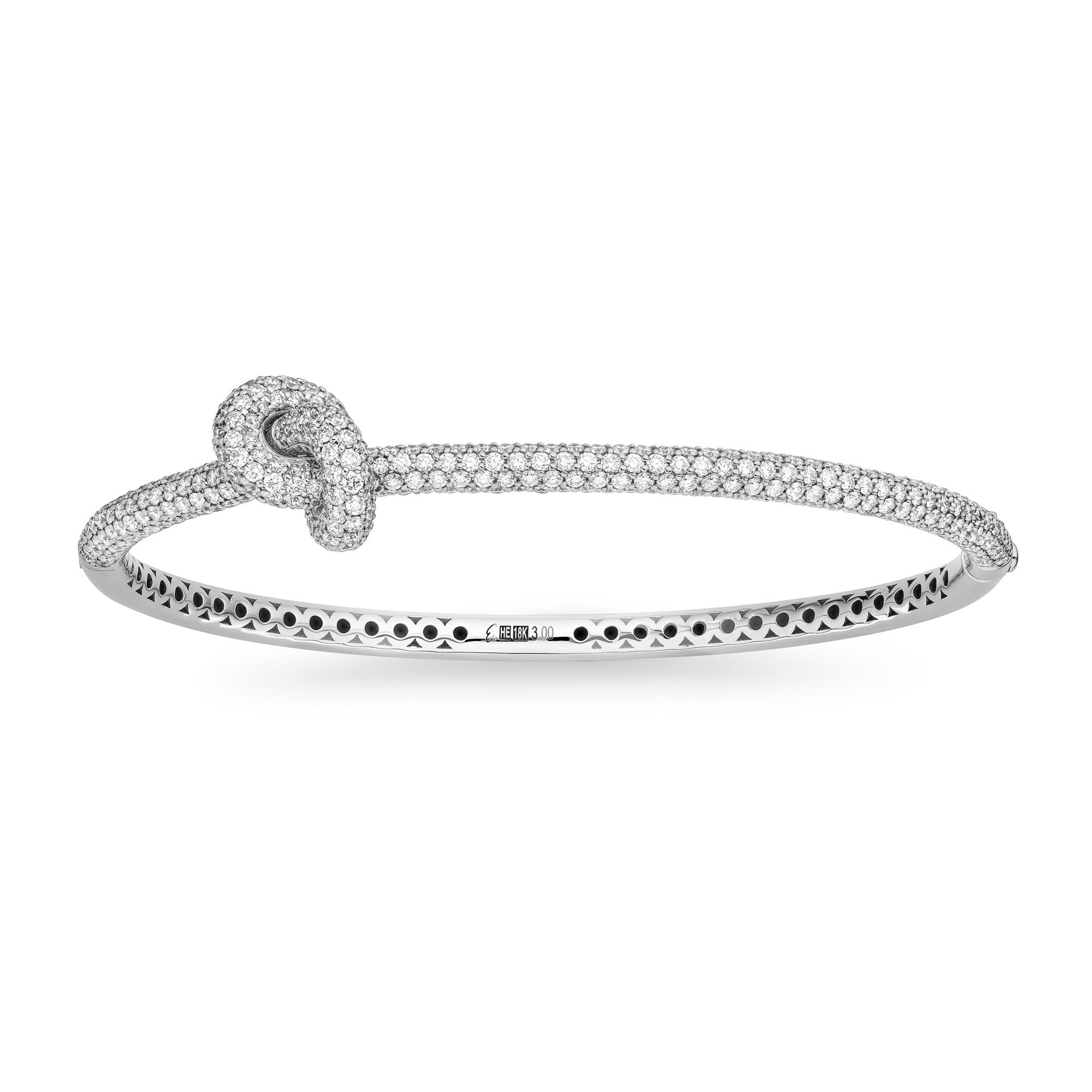 Legacy Knot Bangle Full Pave