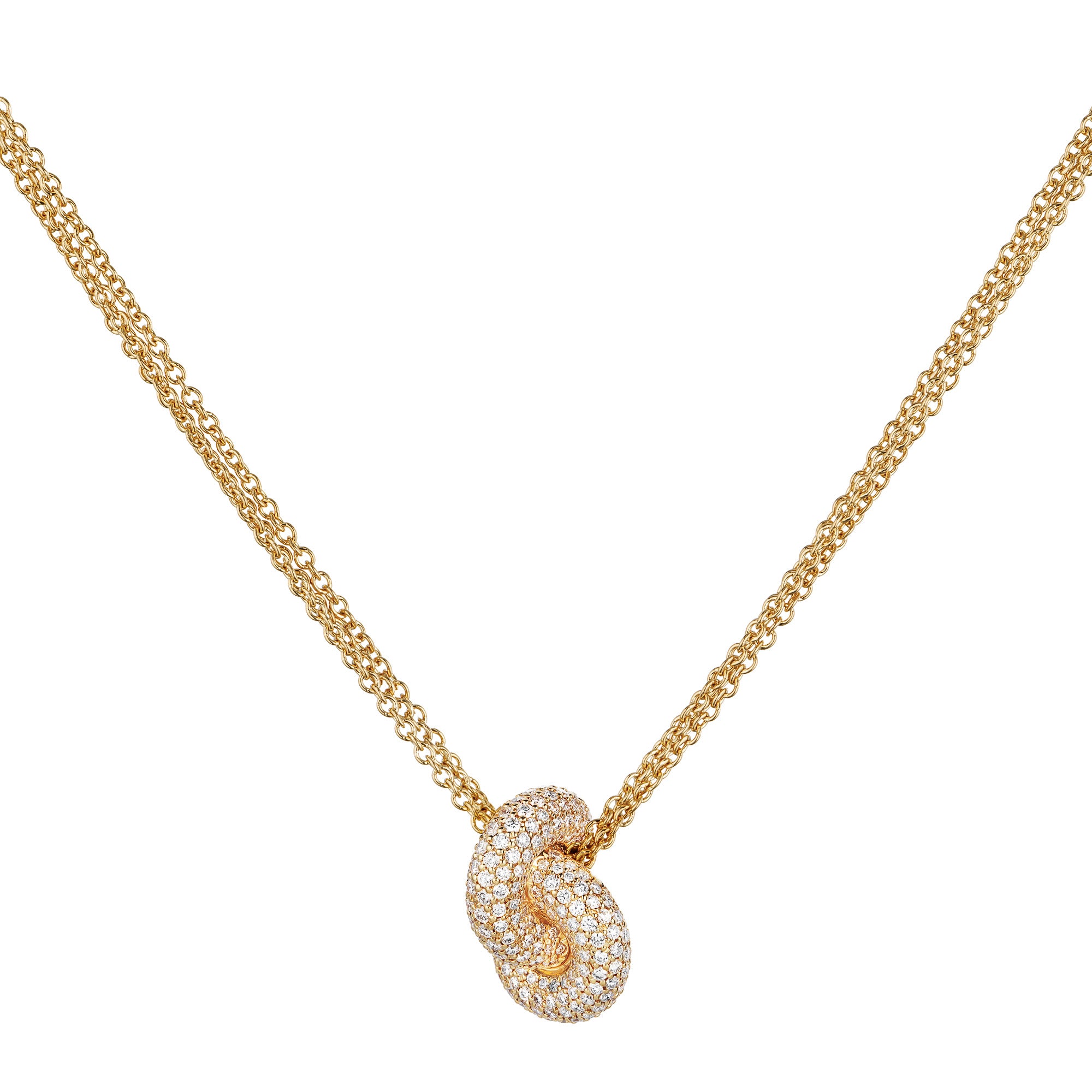 Legacy Knot Pendant Pave Big