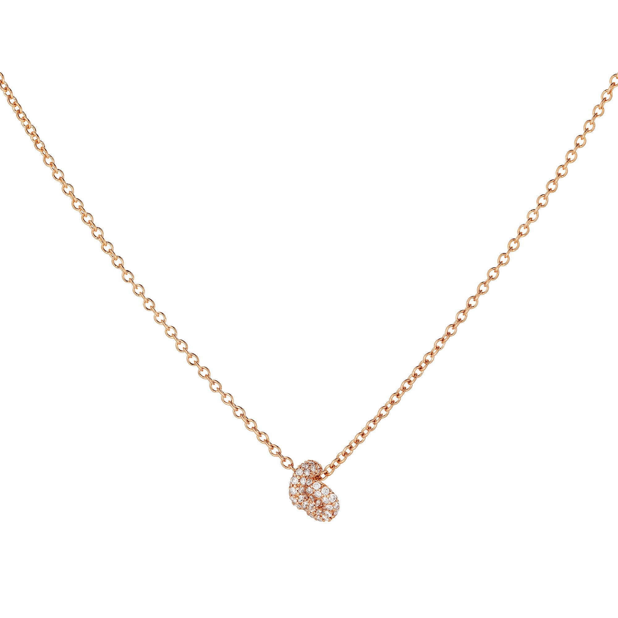 Legacy Knot Pendant Pave Mini