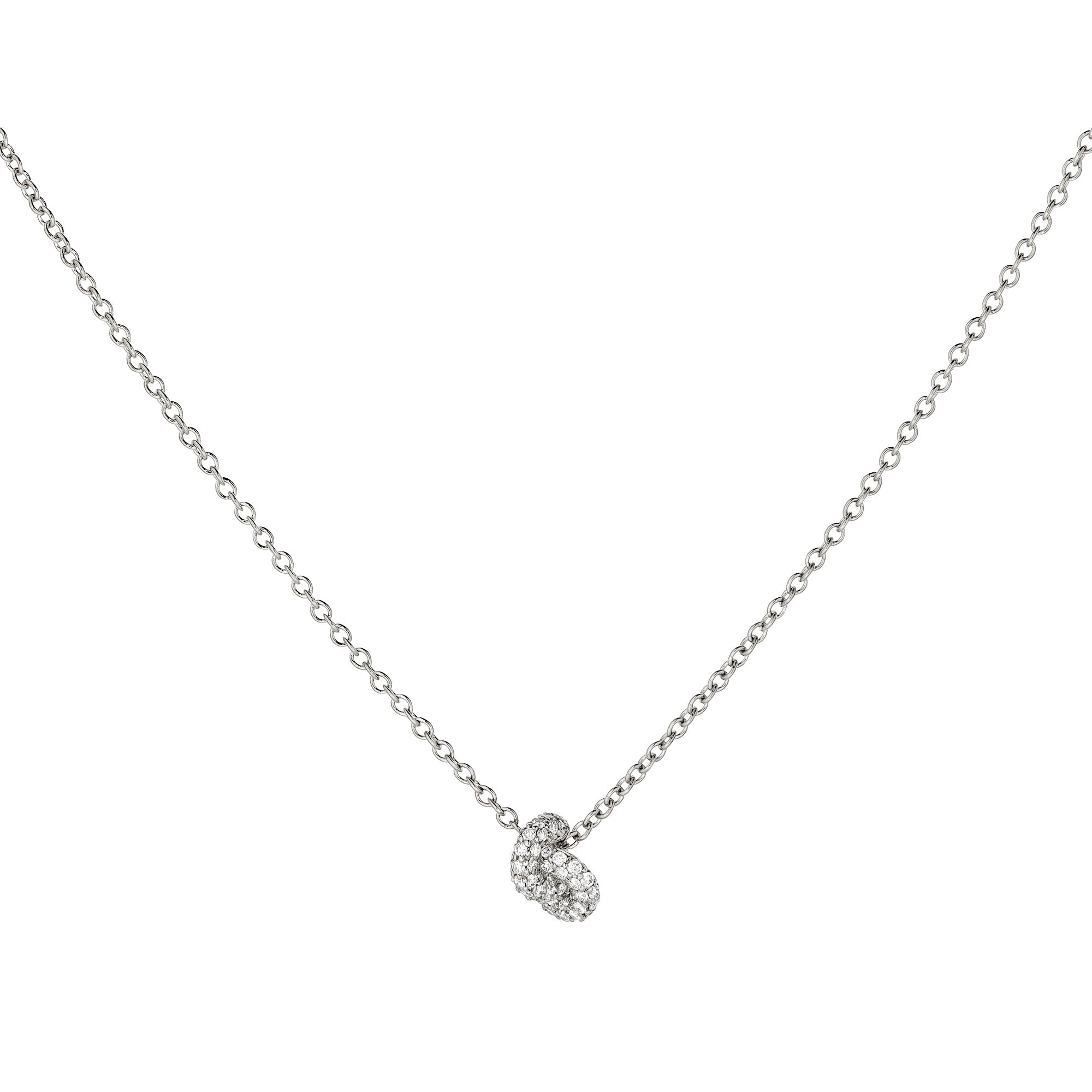 Legacy Knot Pendant Pave Mini