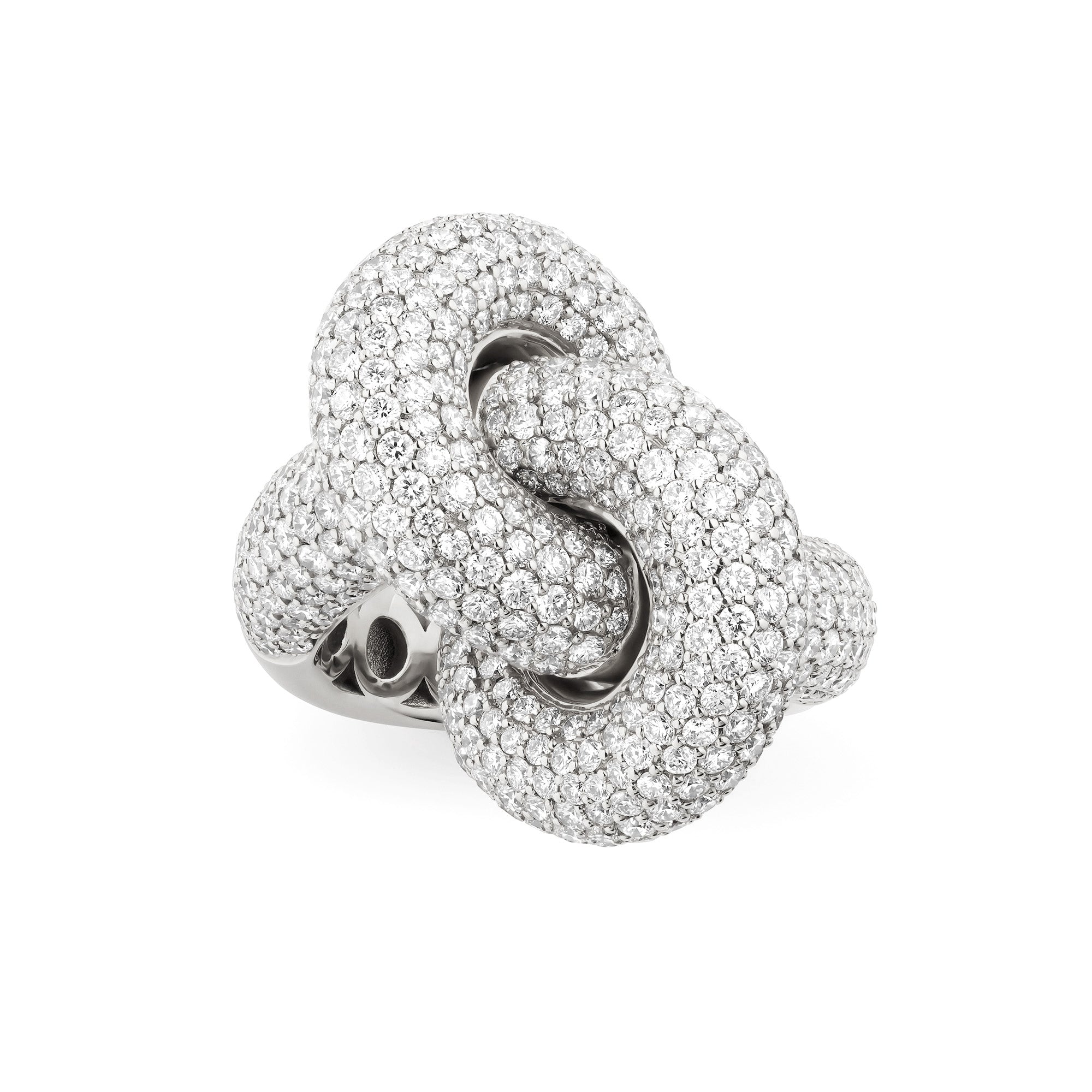 Legacy Knot Ring Pave Big