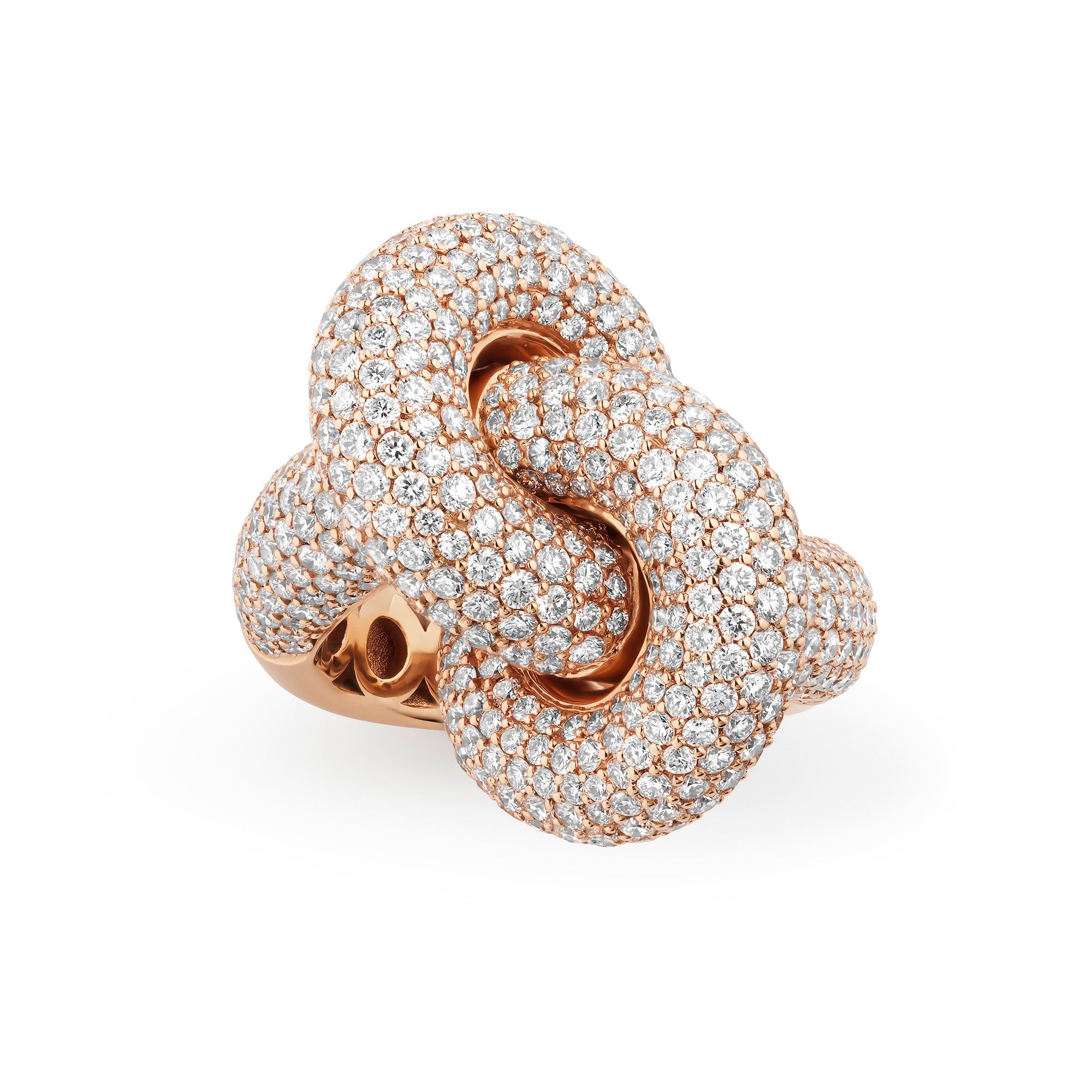 Legacy Knot Ring Pave Big