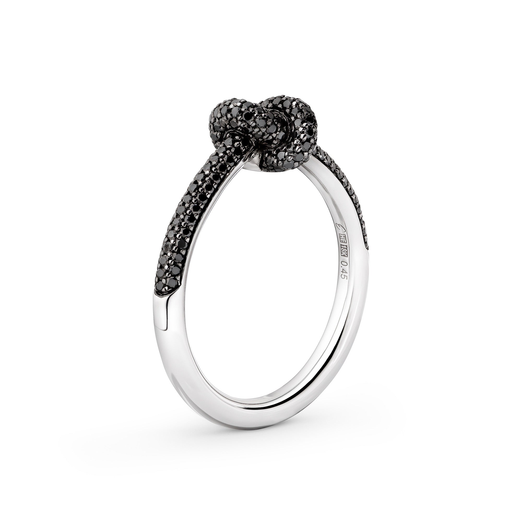 Legacy Knot Ring Pave Mini