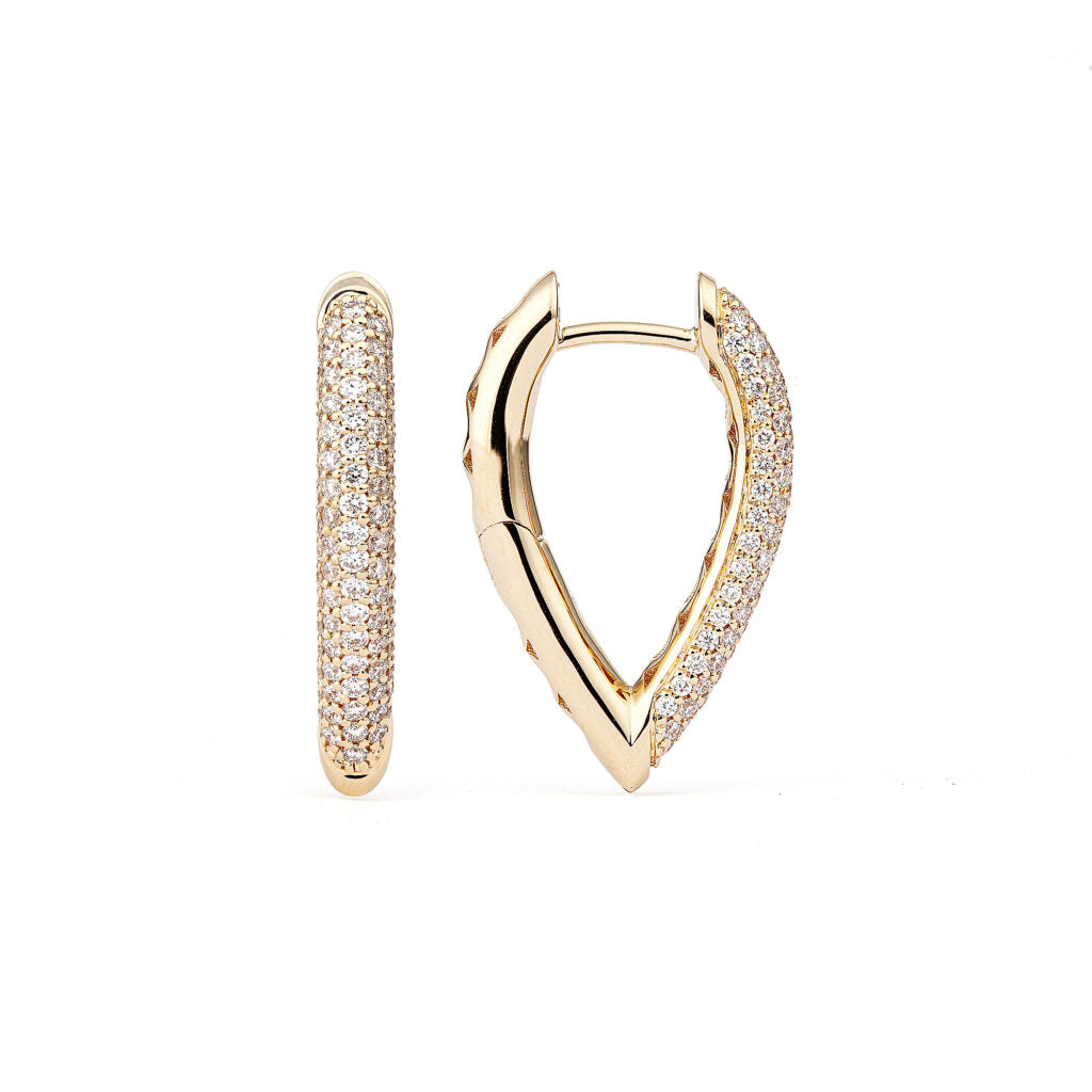 DROP LINK EARRINGS SMALL