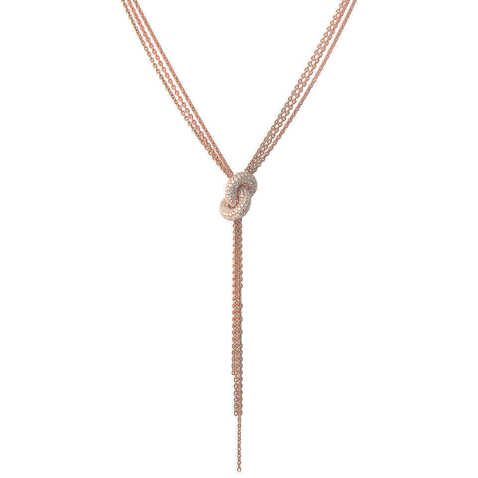 COLLAR NUDO LEGADO CON CADENAS EXTENDIDAS