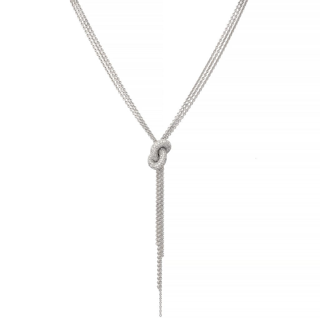 COLLAR NUDO LEGADO CON CADENAS EXTENDIDAS