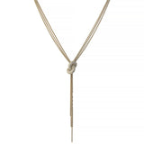 THE LEGACY KNOT NECKLACE WITH CHAINS