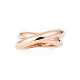 ANILLO ORO LISO BUCLE INFINITO MEDIANO