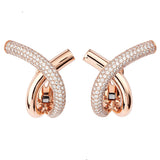 CROSS LOOP EARRINGS