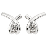 CROSS LOOP EARRINGS