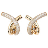 CROSS LOOP EARRINGS